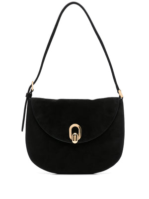 SAVETTE Mini Suede Hobo Handbag