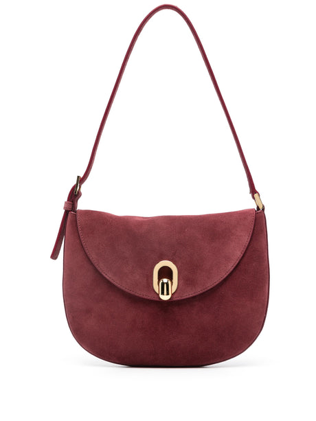 SAVETTE Mini Suede Hobo Handbag