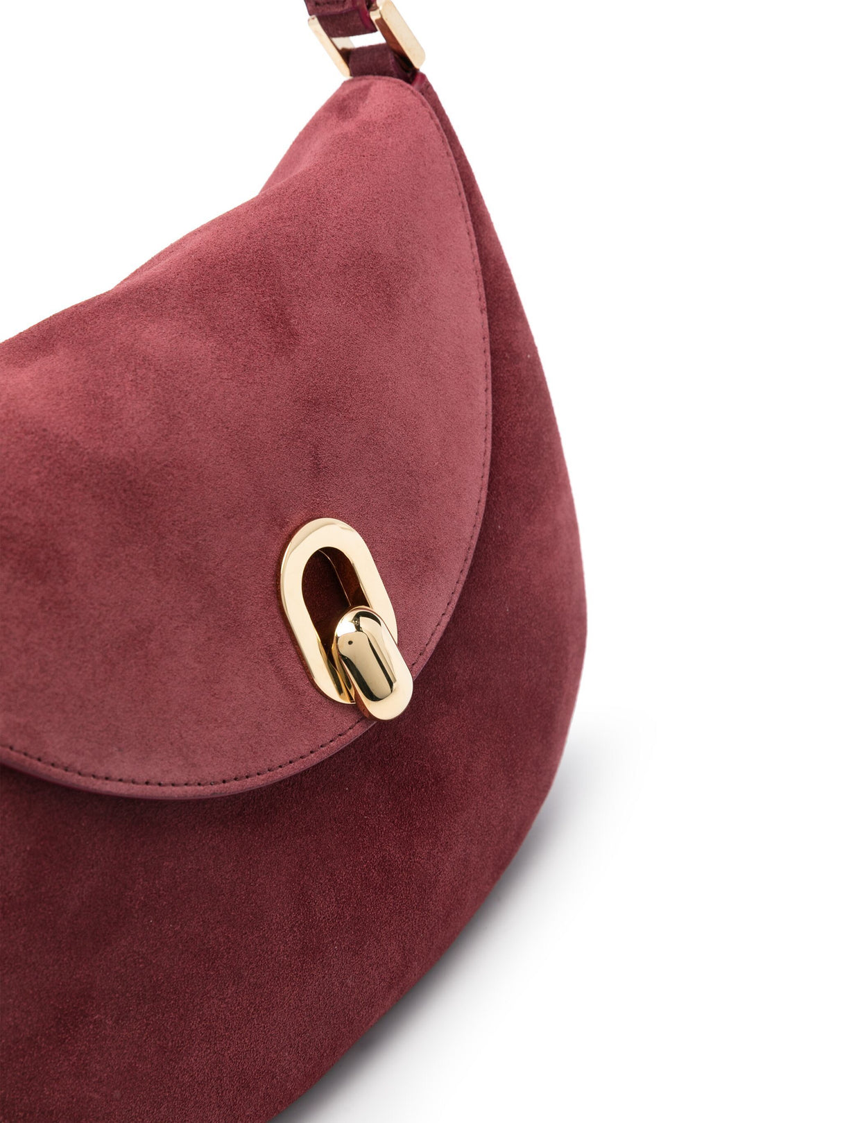 SAVETTE Mini Suede Hobo Handbag