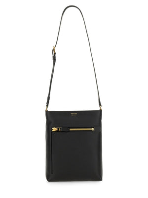 TOM FORD Leather Shoulder Handbag - Men's Crossbody Bag