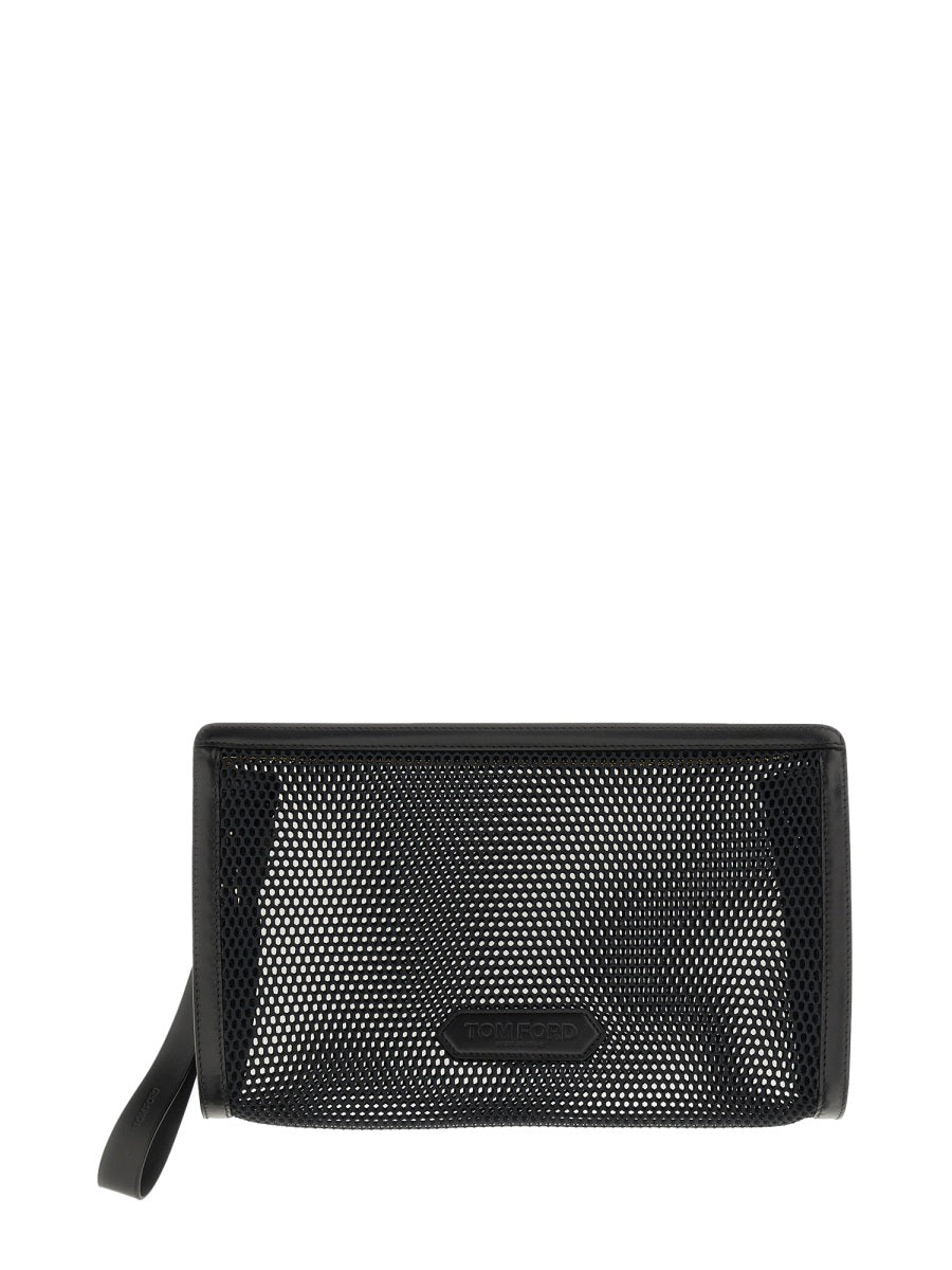 TOM FORD Mini Pouch Handbag - MESH Design