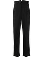 EMPORIO ARMANI Cady Straight Leg Trousers for Women