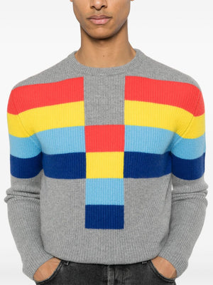 LOEWE Knitted Wool Fisherman's Sweater for Men