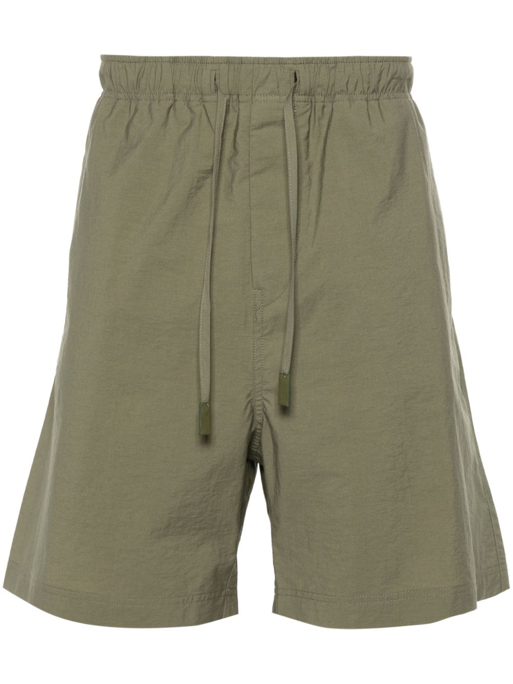 LOEWE Men's Cotton Blend Shorts with Embroidered Motif