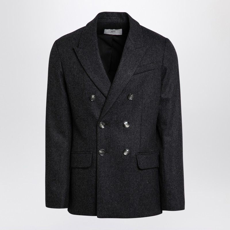 AMI PARIS Double-Breasted Wool Jacket for Men