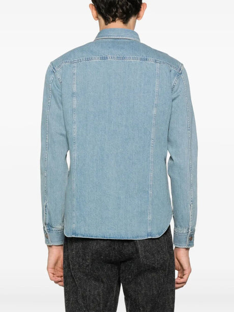 TOM FORD Western-Style Paneling Denim Shirt - SS25