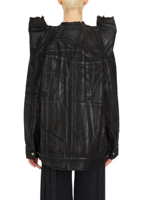 RICK OWENS Worker Jacket with Removable Shoulder Straps - Size S