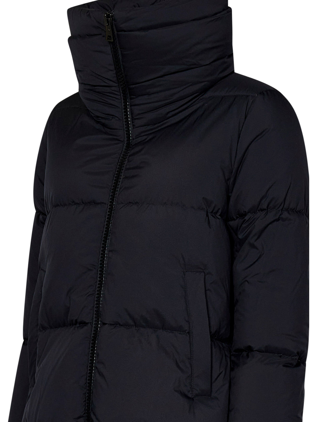 HERNO Black Nylon Down Jacket for Women