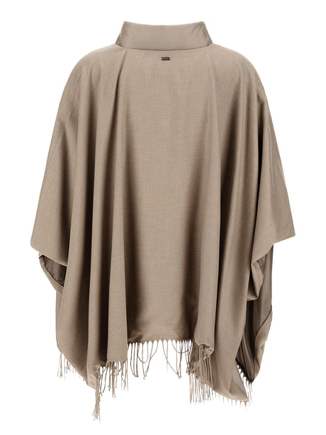 HERNO Lightweight Summer Poncho for Women