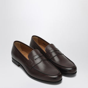 CHURCH'S Ebony Leather Heswall Loafer - Size 9