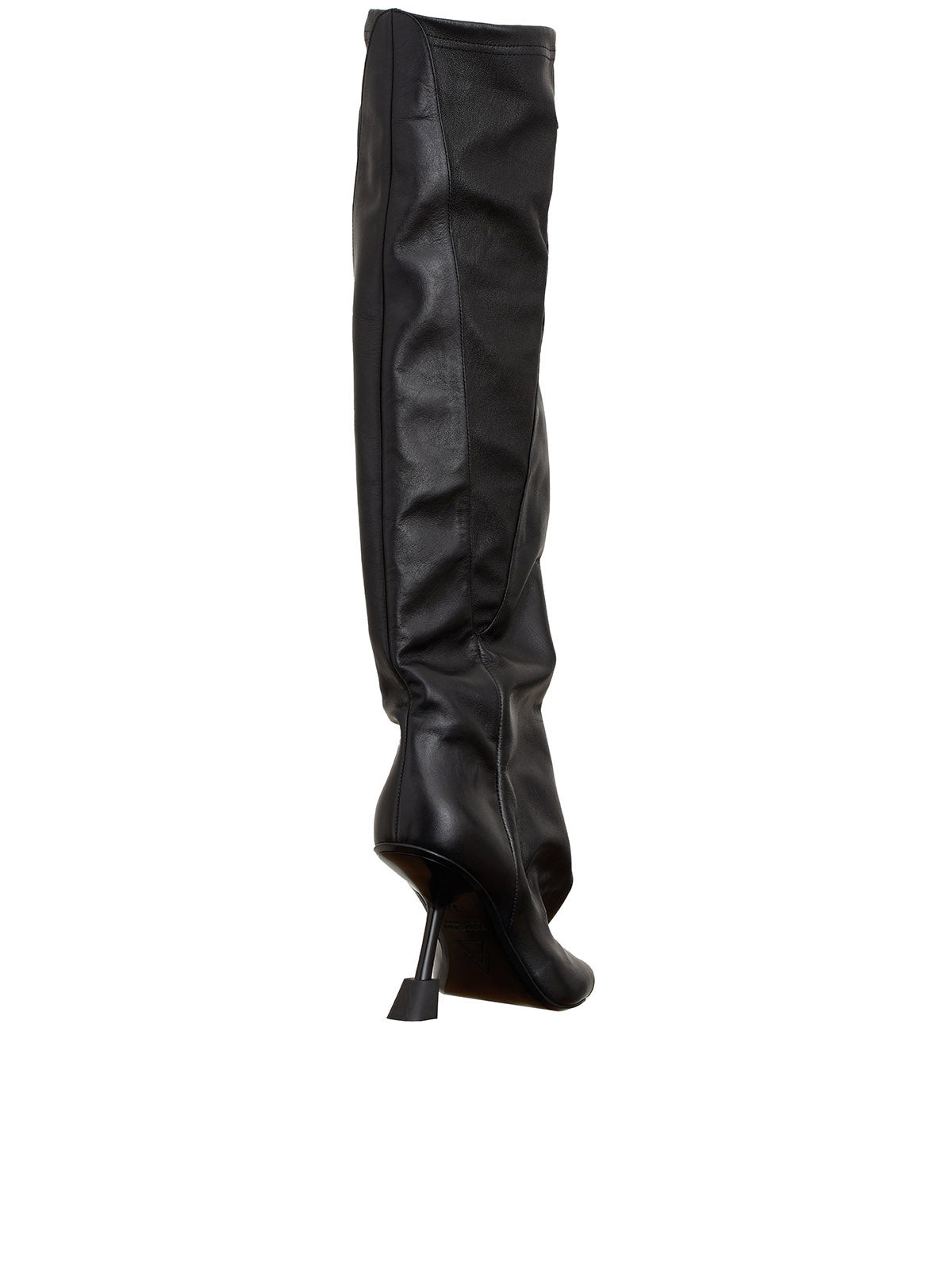 IACHI ARAIA Stretch Leather Knee-High Boots