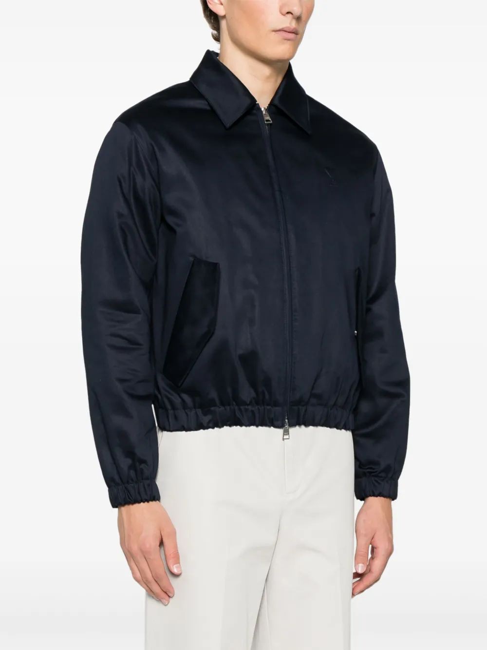 AMI PARIS Zipped Jacket for Men - Spring/Summer 2025