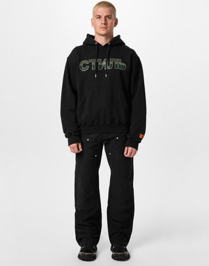 HERON PRESTON CTNMB Strass Logo Hoodie - Men's Long Sleeve Sweatshirt