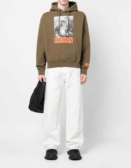 HERON PRESTON Classic Logo Hoodie for Men - SS25