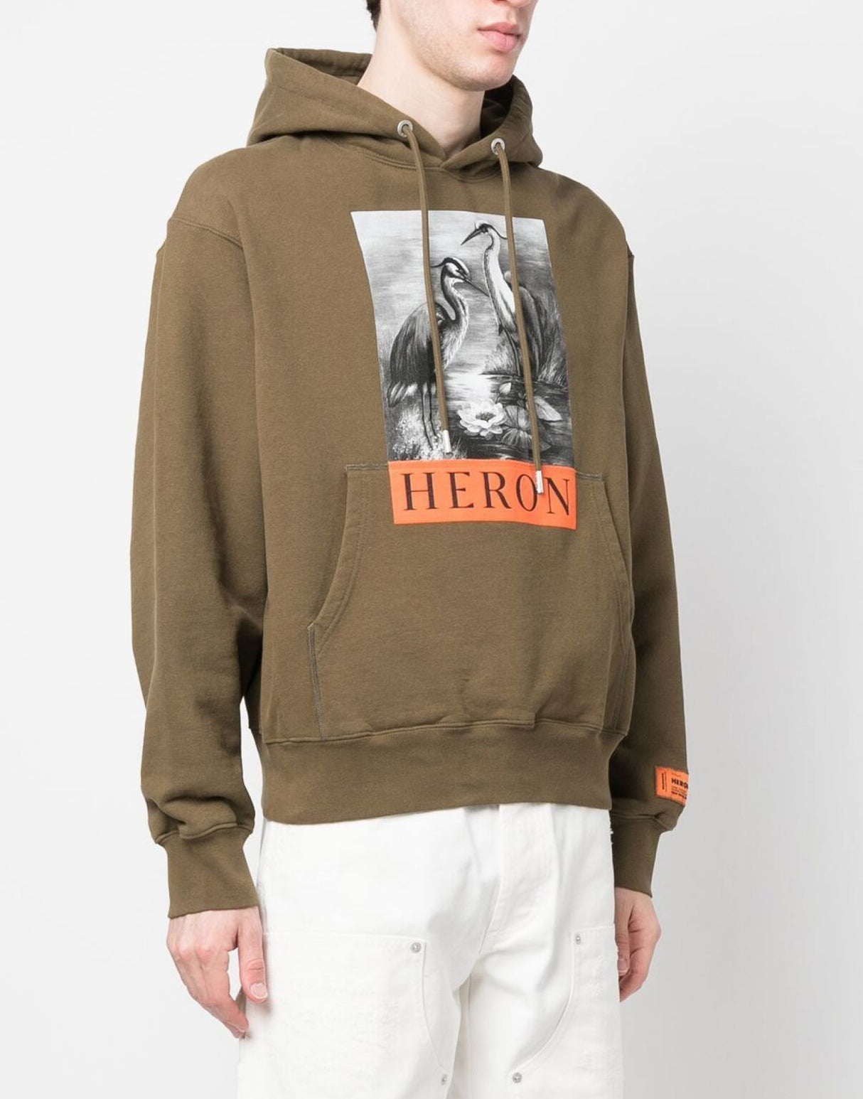 HERON PRESTON Classic Logo Hoodie for Men - SS25