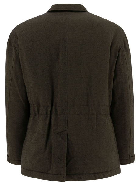 COMME DES GARÇONS HOMME PLUS Contemporary Relaxed Fit Blazer with Self-Tie Fastening