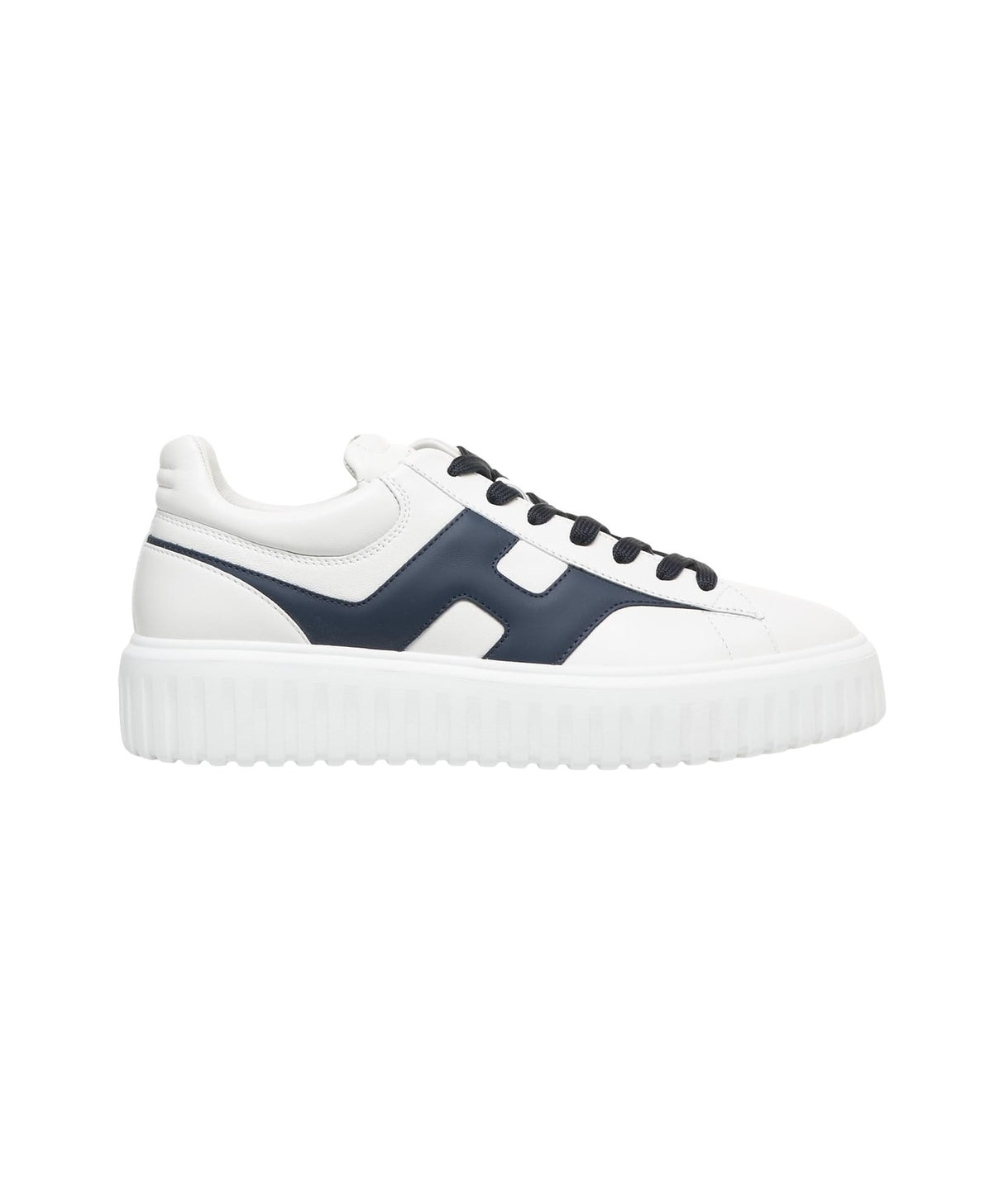 HOGAN Luxury Leather Sneaker with H-Stripes