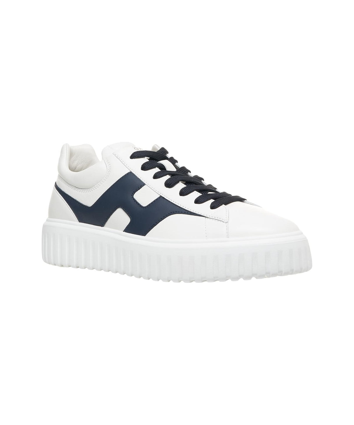 HOGAN Luxury Leather Sneaker with H-Stripes