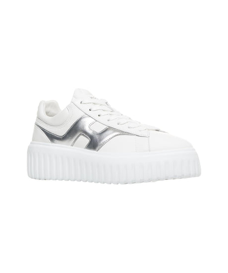 HOGAN Elevated Platform Sneaker with H-Stripes