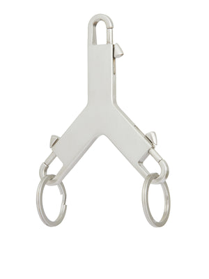 RICK OWENS Triple Hook Keychain