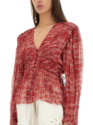 ISABEL MARANT ETOILE Axeline Mini Viscose Shirt for Women