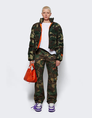 HERON PRESTON Camo Puffer Jacket - Women’s Outerwear