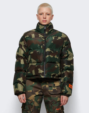 HERON PRESTON Camo Puffer Jacket - Women’s Outerwear