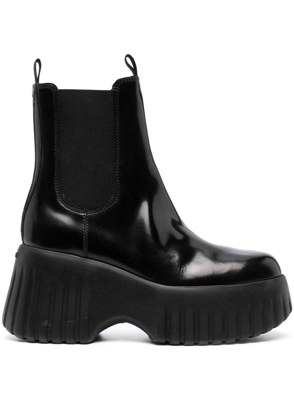 HOGAN Stylish H-Stripe Chelsea Boot for Women