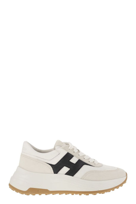 HOGAN Elevated Hi-Fi Trainers with Side Logo - 6.5 cm Height