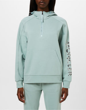 MONCLER Reflective Logo Hoodie - Women's Long Sleeve