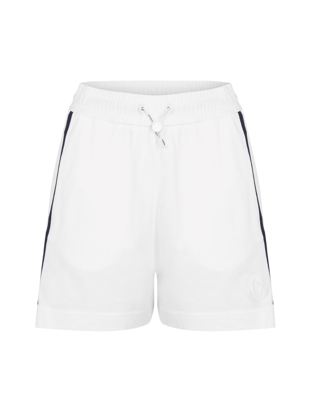 MONCLER Stripe Detail Logo Women's Shorts