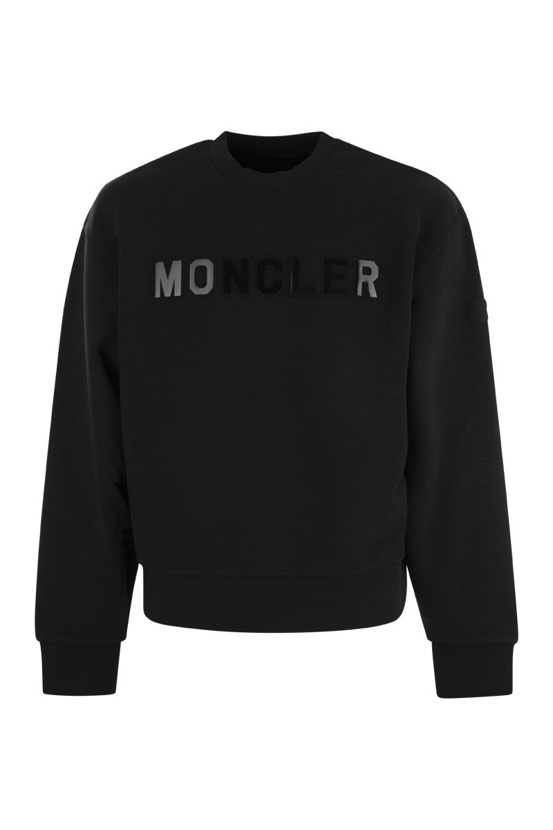 MONCLER メンズオーバーサイズコットンスウェットシャツ（ブランド名は除外し、外国語を避ける）