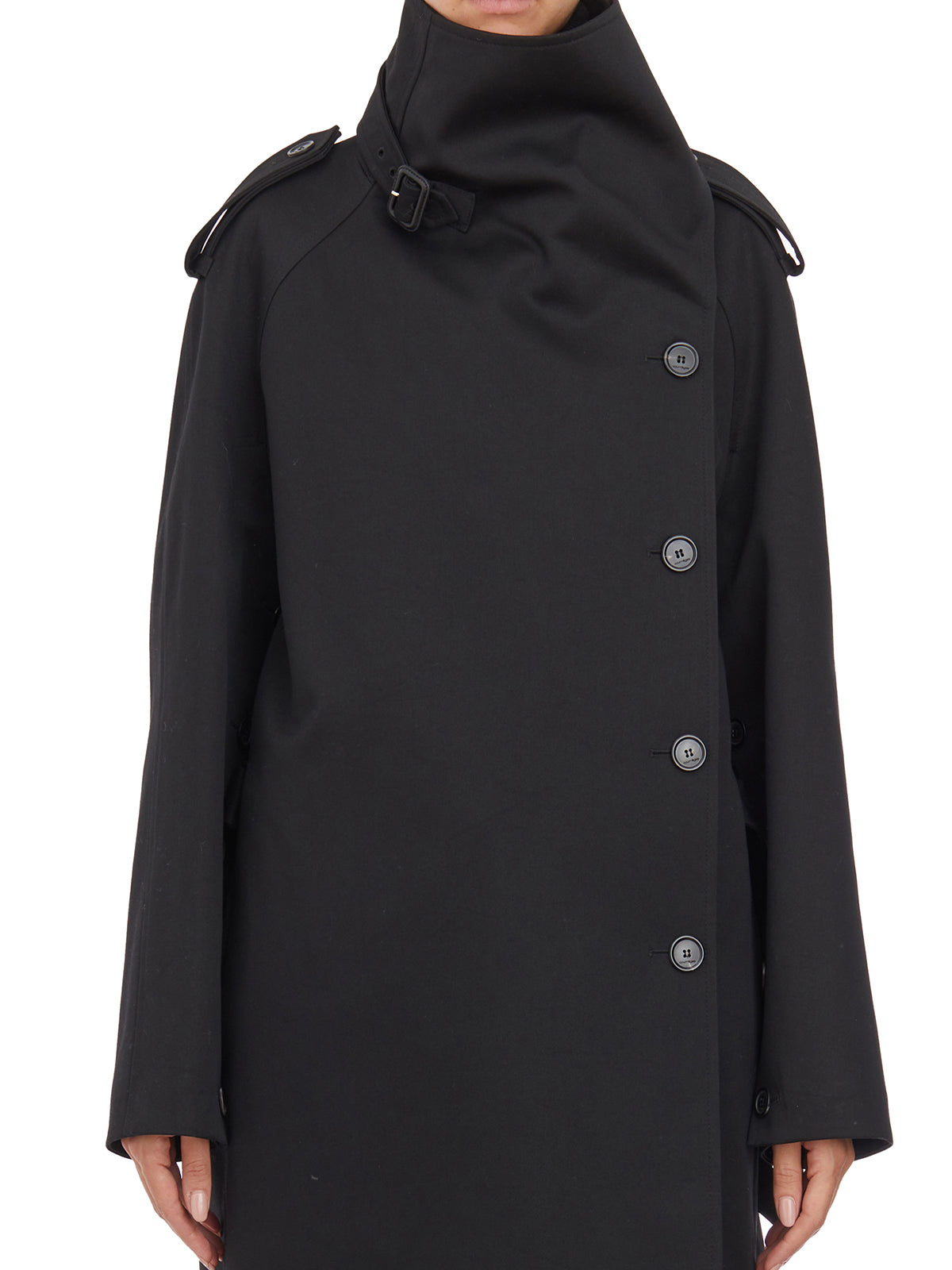 COURREGÈS Long Trench Jacket for Women