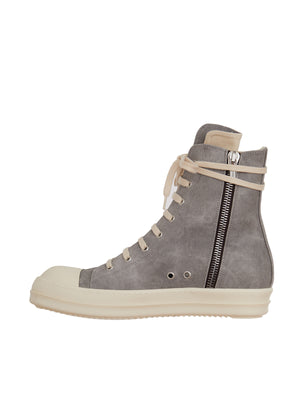 DRKSHDW High-Top Denim Cargo Sneakers for Men