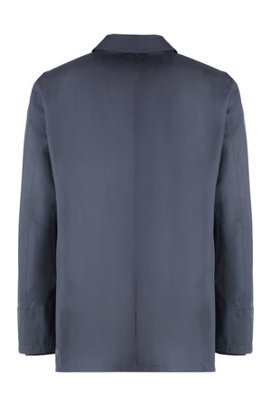 HERNO Men's Blue Raincoat - SS24 Collection