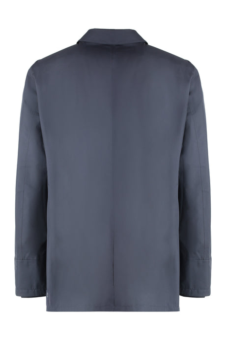 HERNO Men's Blue Raincoat - SS24 Collection