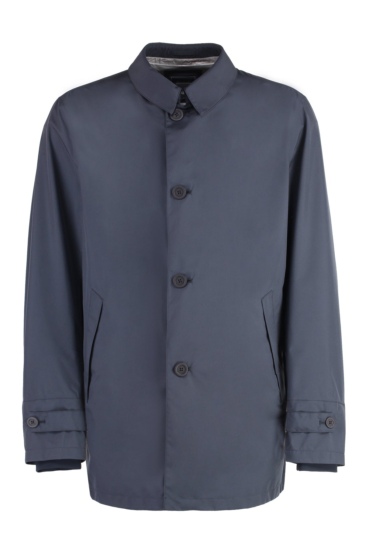 HERNO Men's Blue Raincoat - SS24 Collection