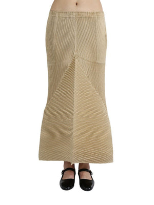 BAO BAO ISSEY MIYAKE Wrapped Suede-Like Pleats Mini Skirt