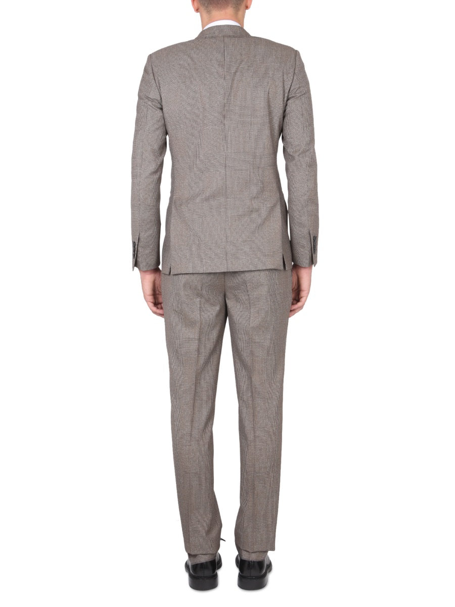 LARDINI Elegant Men's Suit with Peaked Lapels