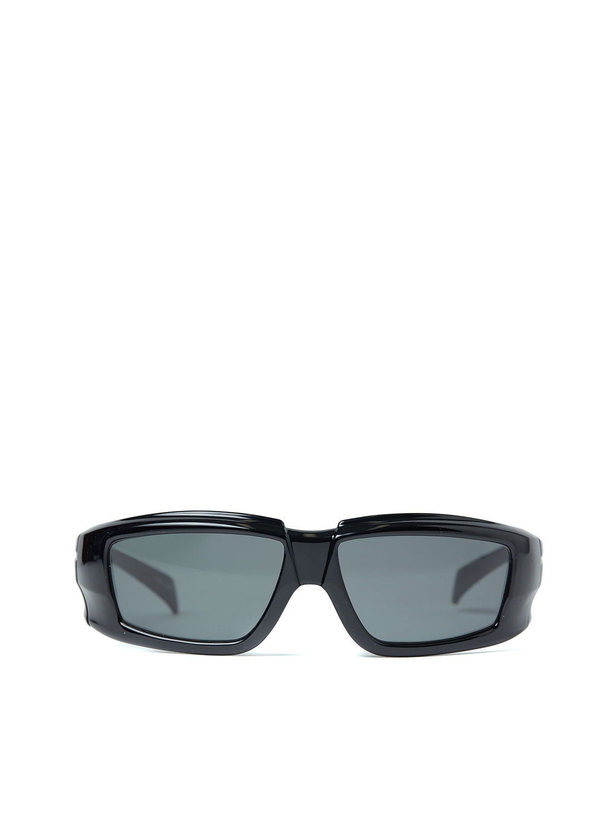 RICK OWENS Sleek Men's Sunglasses with Bold Temples