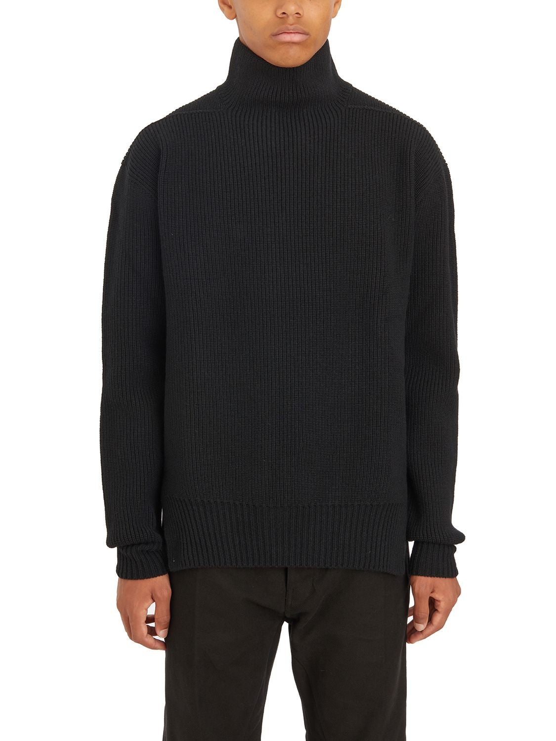 RICK OWENS Modern Fisherman Turtleneck Sweater - Size M