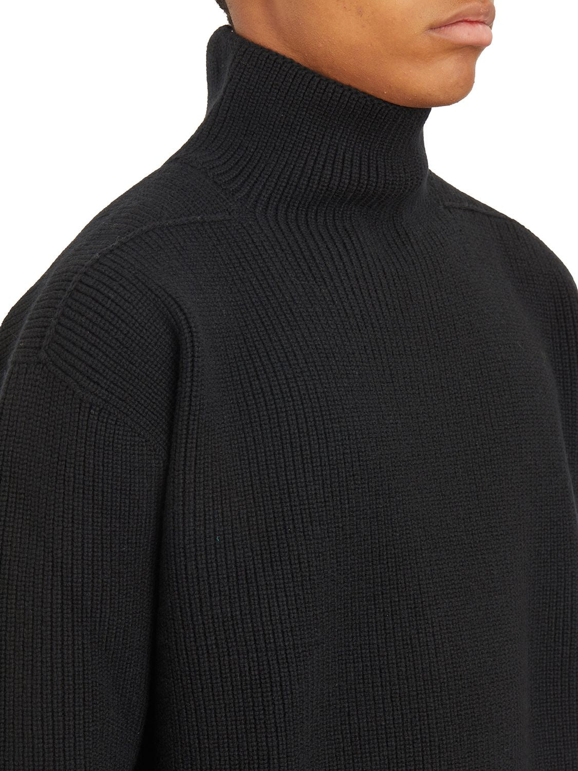 RICK OWENS Modern Fisherman Turtleneck Sweater - Size M