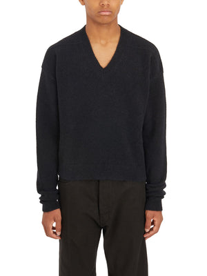 RICK OWENS V Neck Mini Sweater - Size M