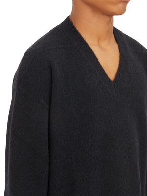 RICK OWENS V Neck Mini Sweater - Size M