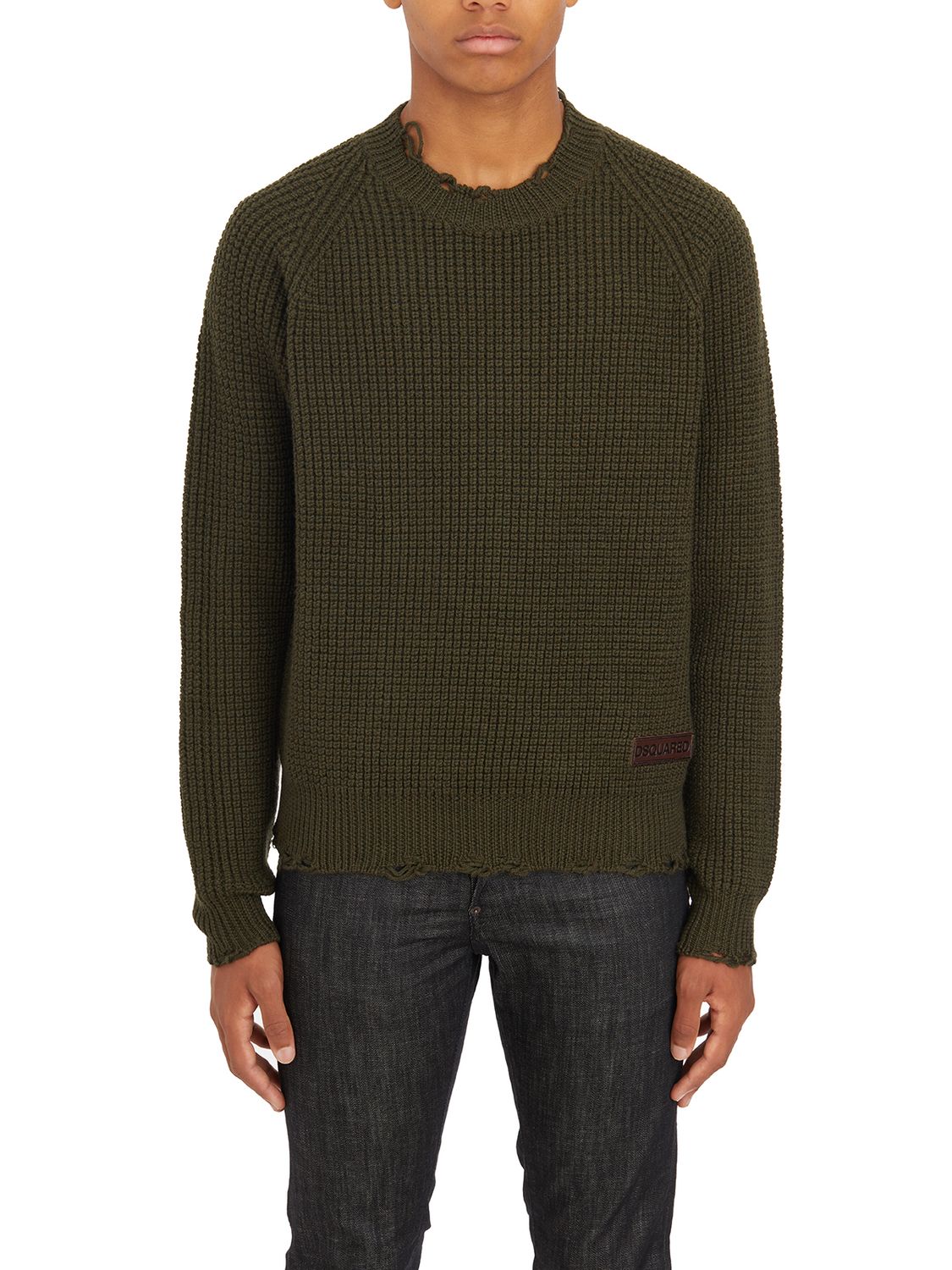 DSQUARED2 Men's Virgin Wool Sweater - Size M