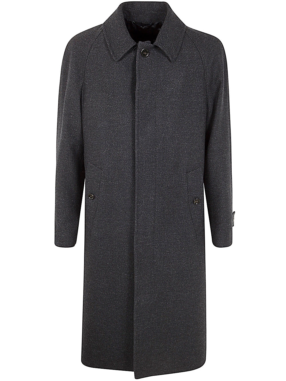 LARDINI Men's Premium Wool Blend Overcoat