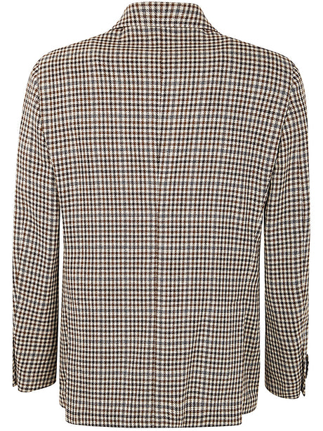 LARDINI Men's Regular Fit Wool & Cashmere Blend Jacket - Special Edition