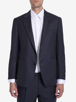 LARDINI Men's Modern Tailored Two-Piece Suit - Regular Fit