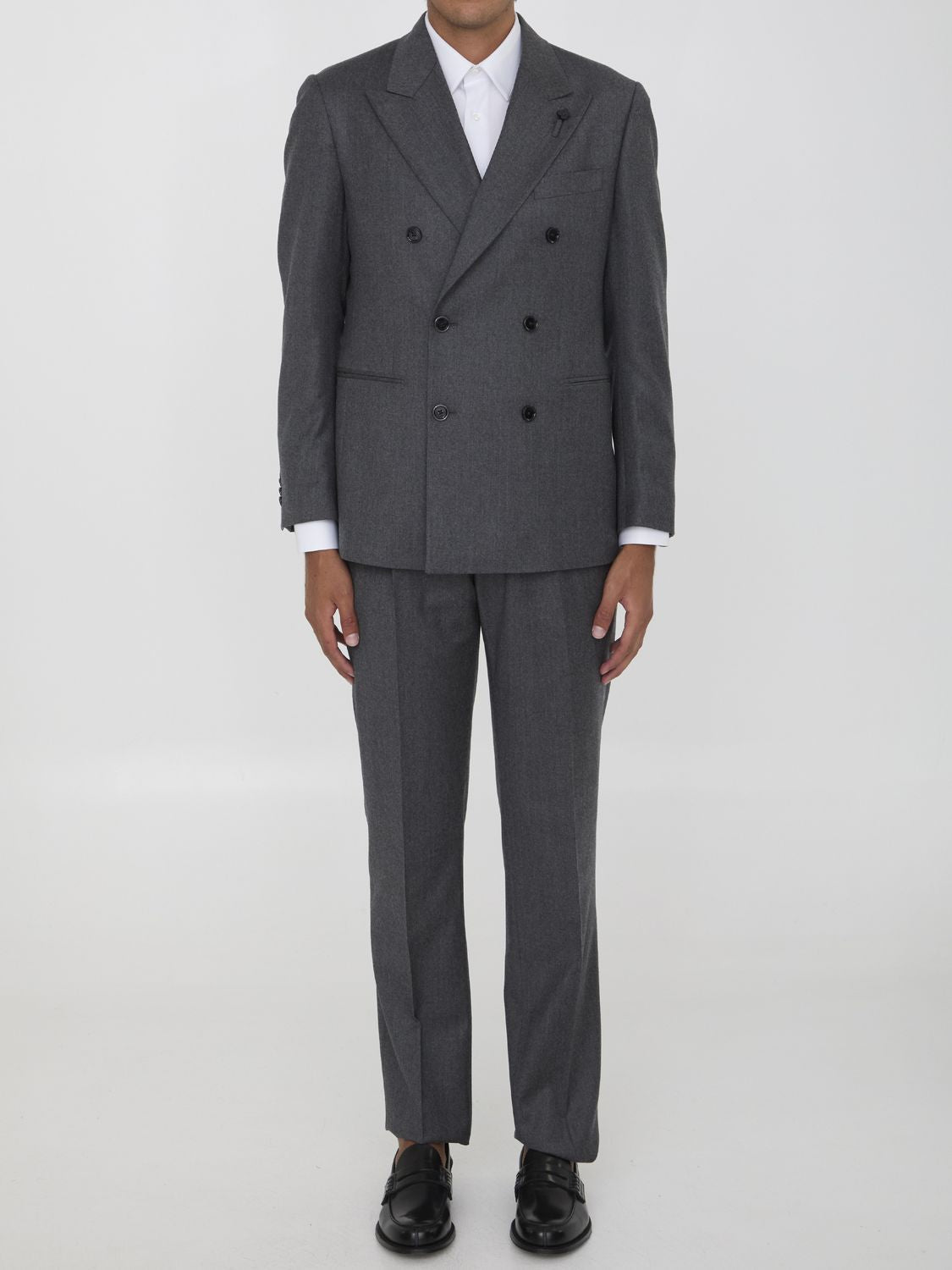 LARDINI Luxury Two-Piece Suit - Regular Fit for Men