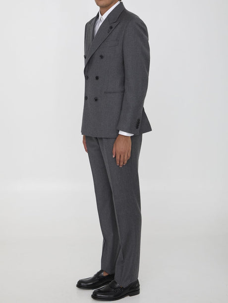 LARDINI Luxury Two-Piece Suit - Regular Fit for Men